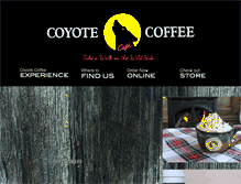 Tablet Screenshot of coyotecoffeecafe.com